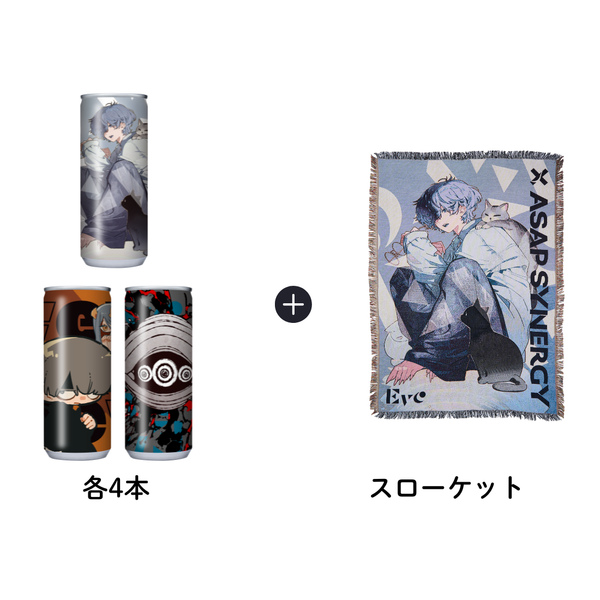α1 SAO エナジードリンク&ジャンバー シノン スリーブ&プレイマット ASAP SYNERGY×Eve シナジードリンク - AWAKEN - 12本セット スロー
