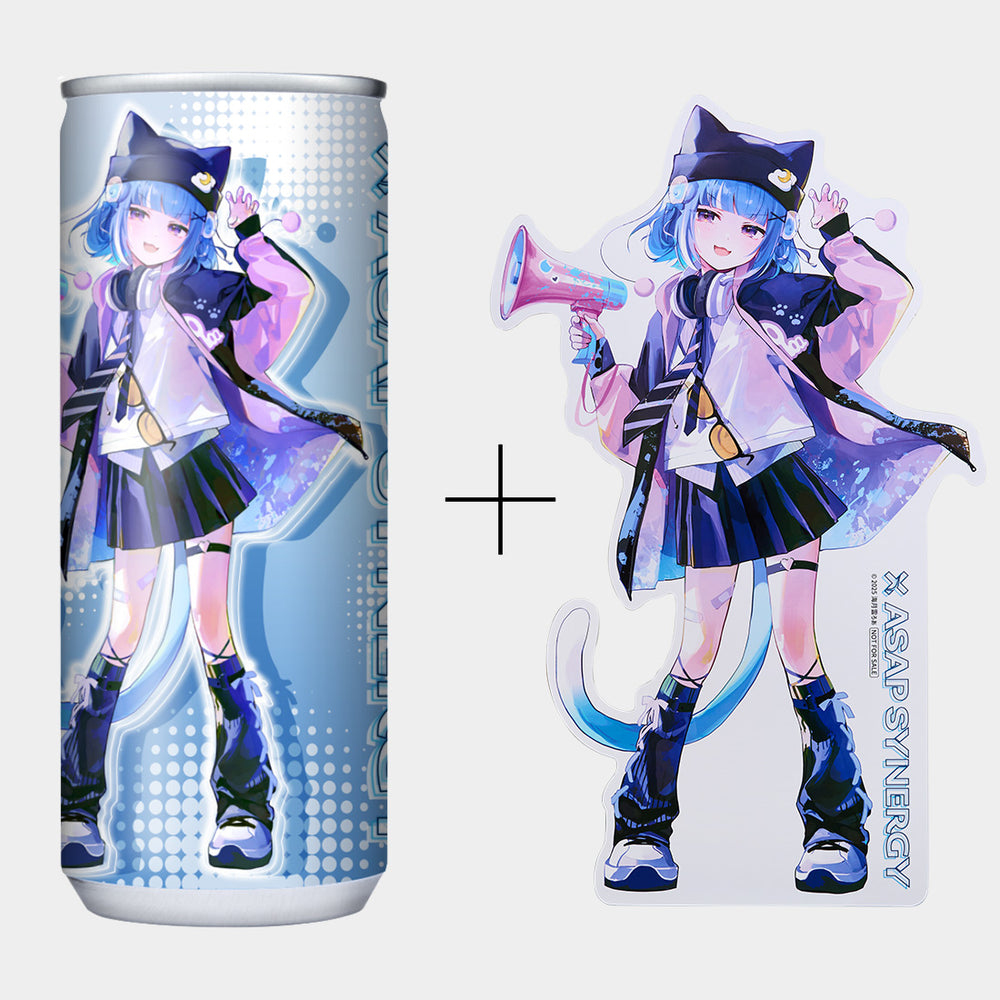 ASAP SYNERGY×海月雲ろあ シナジードリンク -AWAKEN- A 6ケースセット 等身大パネルA付き