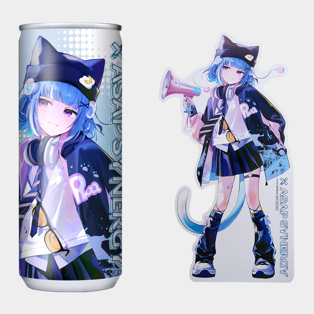 ASAP SYNERGY×海月雲ろあ シナジードリンク -AWAKEN- B 6ケースセット 等身大パネルB付き