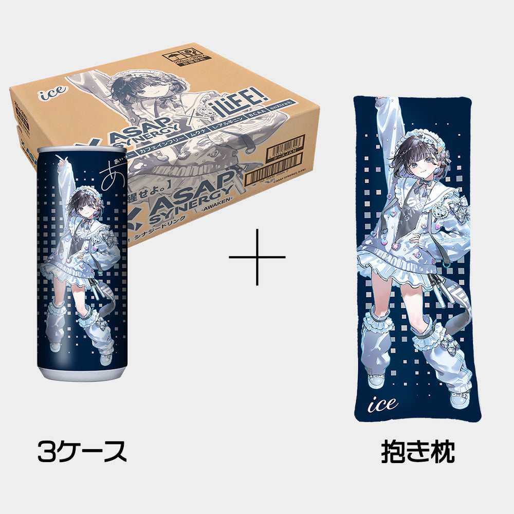 α1 SAO エナジードリンク&ジャンバー シノン スリーブ&プレイマット ASAP SYNERGY×iLiFE!(あいす) シナジードリンク - AWAKEN - 3ケース