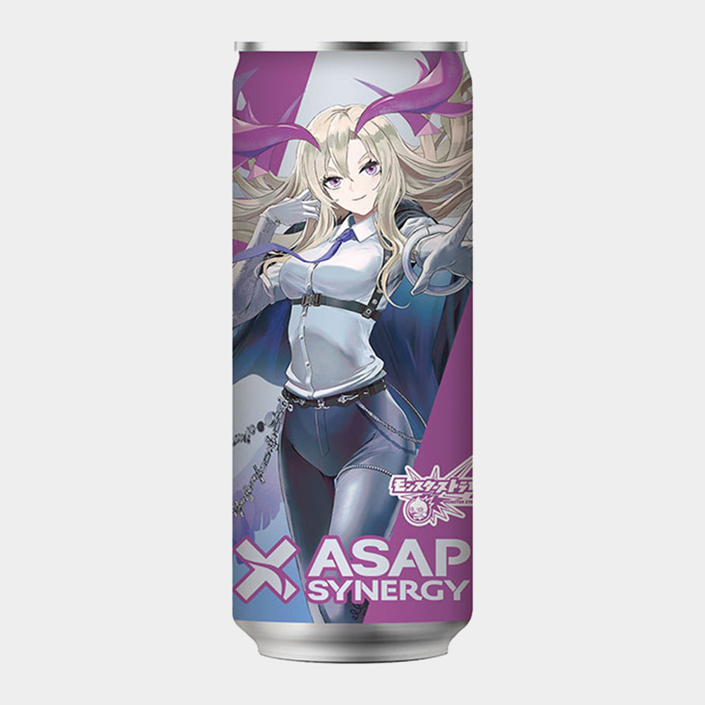 ASAP SYNERGY×モンスターストライク(ルシファー) シナジードリンク - AWAKEN - 30本入り　アクリルスタンドコースター/ASAPガチャ応募用ポストカード付き
