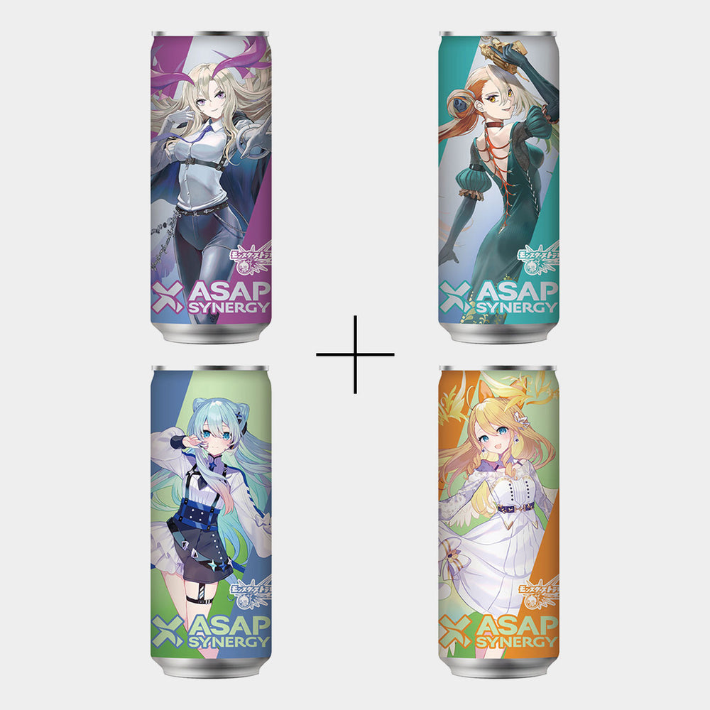 ASAP SYNERGY×モンスターストライク シナジードリンク 4ケースセット オリジナル冷蔵庫付き