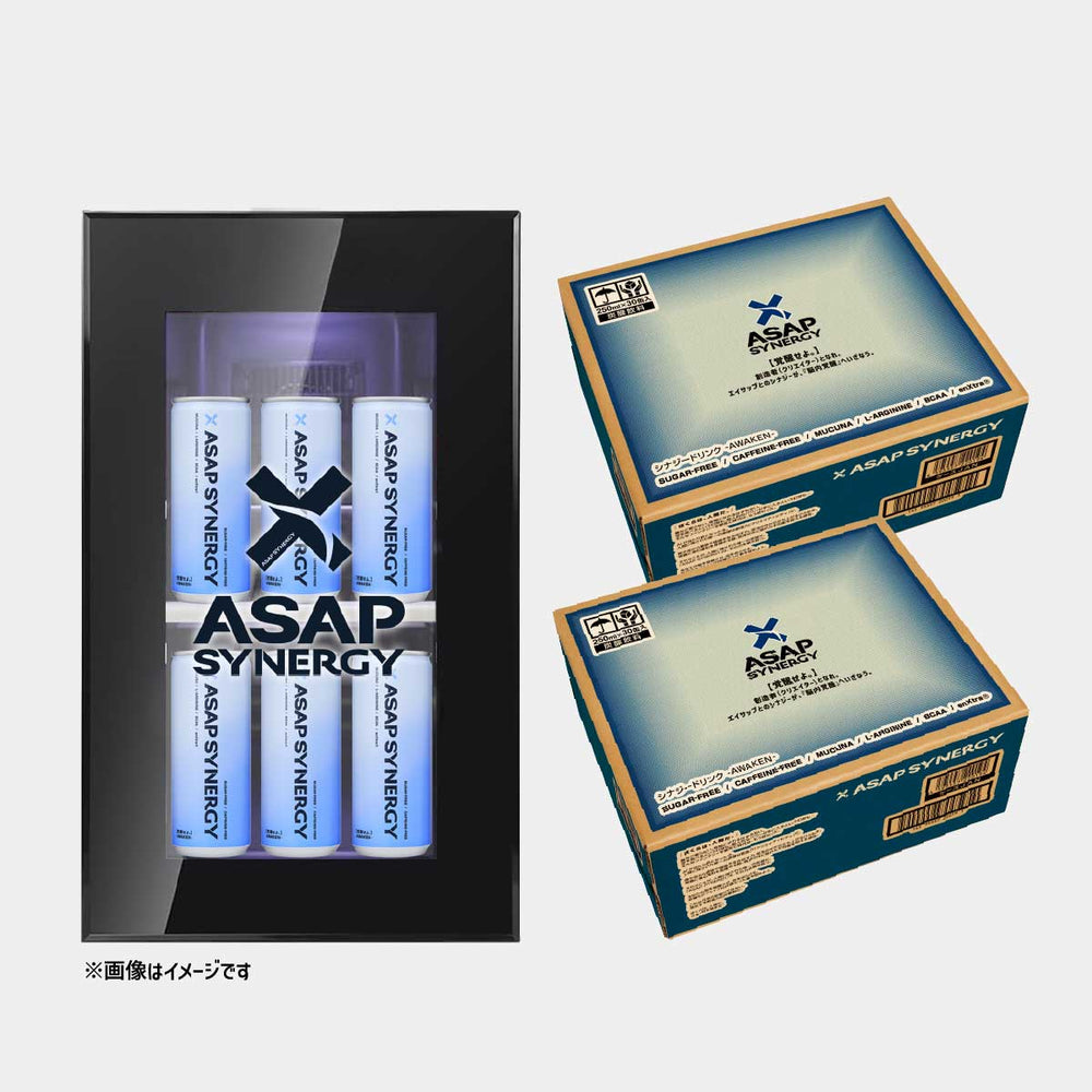 
                  
                    オフィス導入定期コース 【定期A】 ASAP SYNERGY シナジードリンク -AWAKEN- 2ケース（60本） オリジナル冷蔵庫(小)
                  
                